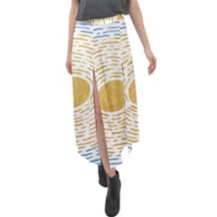 Sunshine Velour Split Maxi Skirt by goljakoff