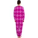 Pink Diamond Pattern OnePiece Jumpsuit (Ladies)  View2