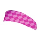 Pink Diamond Pattern Stretchable Headband View1