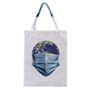 Earth With Face Mask Pandemic Concept Classic Tote Bag View1