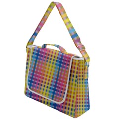 Digital Paper Stripes Rainbow Colors Box Up Messenger Bag by HermanTelo