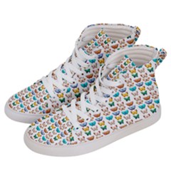 Butterfly Digital Paper Lace Men s Hi-top Skate Sneakers