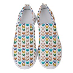 Butterfly Digital Paper Lace Women s Slip On Sneakers