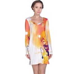 Autumn Long Sleeve Nightdress by goljakoff