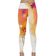 Autumn Lightweight Velour Classic Yoga Leggings by goljakoff