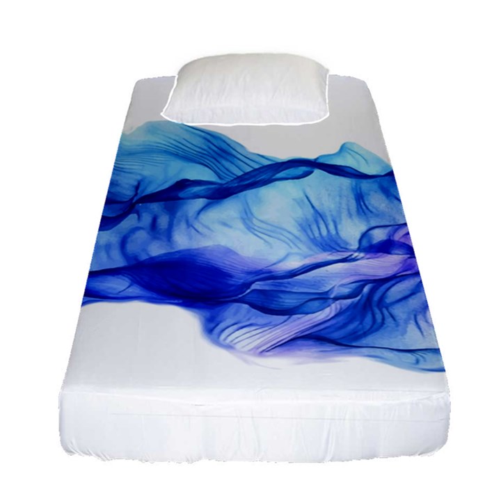 Blue smoke Fitted Sheet (Single Size)