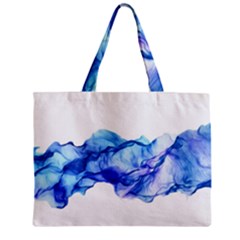 Blue Smoke Zipper Mini Tote Bag by goljakoff