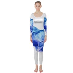 Blue Smoke Long Sleeve Catsuit by goljakoff