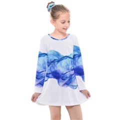 Blue Smoke Kids  Long Sleeve Dress by goljakoff