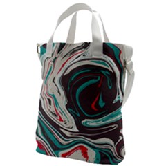 Vector Vivid Marble Pattern 1 Canvas Messenger Bag by goljakoff