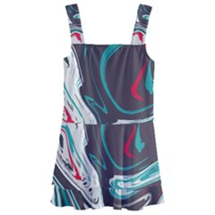 Vector Vivid Marble Pattern 1 Kids  Layered Skirt Swimsuit by goljakoff