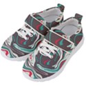 Vector Vivid Marble Pattern 1 Kids  Velcro Strap Shoes View2