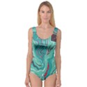 Green Vivid Marble Pattern 2 Princess Tank Leotard  View1