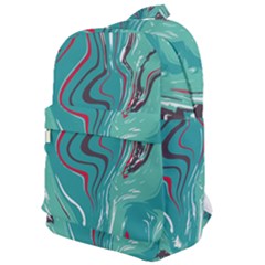 Green Vivid Marble Pattern 2 Classic Backpack by goljakoff