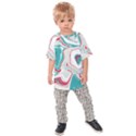 Vivid Marble Pattern Kids  Raglan Tee View1