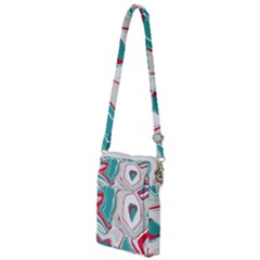 Vivid Marble Pattern Multi Function Travel Bag by goljakoff