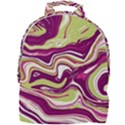 Purple Vivid Marble Pattern Mini Full Print Backpack View1