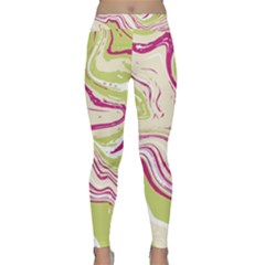 Vector Vivid Marble Pattern 6 Classic Yoga Leggings by goljakoff