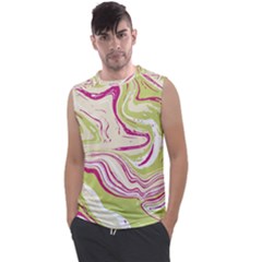 Vector Vivid Marble Pattern 6 Men s Regular Tank Top by goljakoff