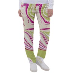 Vector Vivid Marble Pattern 6 Women s Casual Pants by goljakoff