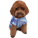 Blue Vivid Marble Pattern Dog T-Shirt View1