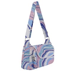 Rose And Blue Vivid Marble Pattern 11 Multipack Bag by goljakoff