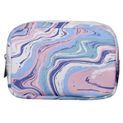 Rose And Blue Vivid Marble Pattern 11 Make Up Pouch (small) by goljakoff