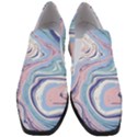 Rose and blue Vivid Marble Pattern 11 Women Slip On Heel Loafers View1