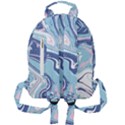 Blue Vivid Marble Pattern 12 Mini Full Print Backpack View2