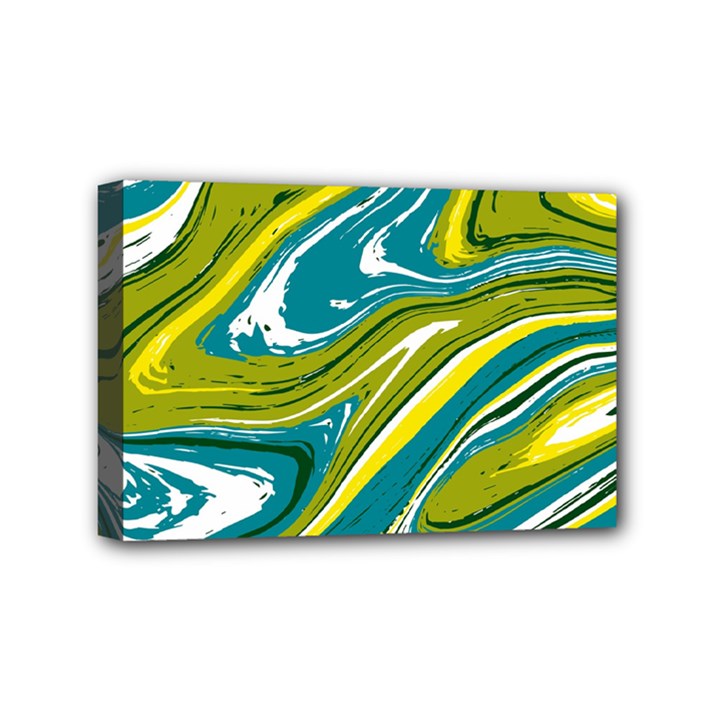 Vector Vivid Marble Pattern 13 Mini Canvas 6  x 4  (Stretched)