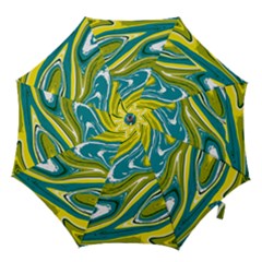 Vector Vivid Marble Pattern 13 Hook Handle Umbrellas (small) by goljakoff