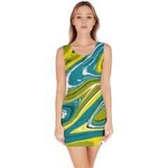 Vector Vivid Marble Pattern 13 Bodycon Dress by goljakoff