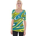 Vector Vivid Marble Pattern 13 Wide Neckline Tee View1