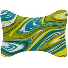 Vector Vivid Marble Pattern 13 Seat Head Rest Cushion by goljakoff