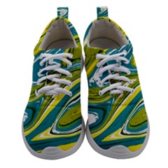 Vector Vivid Marble Pattern 13 Athletic Shoes by goljakoff