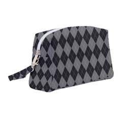 Black Diamonds Wristlet Pouch Bag (Medium)