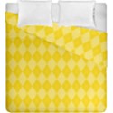 Yellow Diamonds Duvet Cover Double Side (King Size) View2