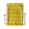 Yellow Diamonds Drawstring Bag (Small) View1