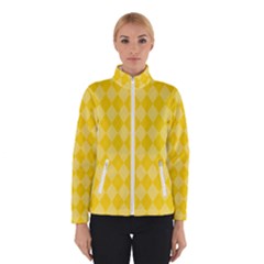 Yellow Diamonds Winter Jacket