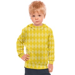 Yellow Diamonds Kids  Hooded Pullover by ArtsyWishy