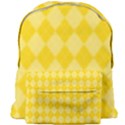 Yellow Diamonds Giant Full Print Backpack View1