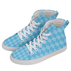 Baby Blue Design Women s Hi-top Skate Sneakers by ArtsyWishy