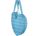 Baby Blue Design Giant Heart Shaped Tote View3