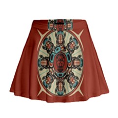 Grateful-dead-pacific-northwest-cover Mini Flare Skirt by Sapixe