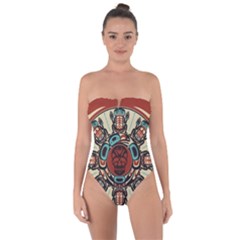 Grateful-dead-pacific-northwest-cover Tie Back One Piece Swimsuit by Sapixe