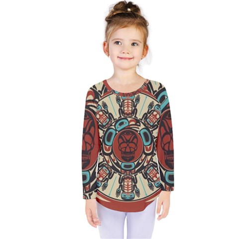 Grateful-dead-pacific-northwest-cover Kids  Long Sleeve Tee by Sapixe