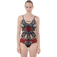 Grateful-dead-pacific-northwest-cover Cut Out Top Tankini Set by Sapixe