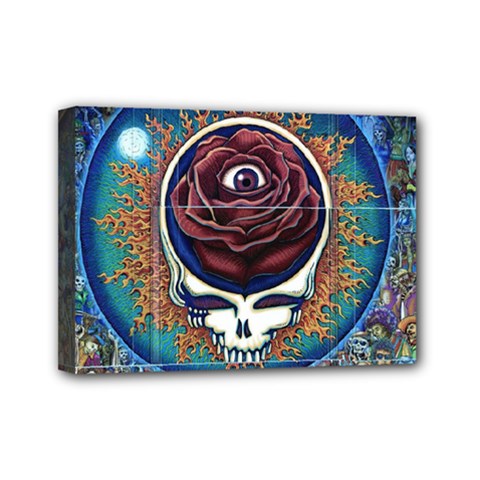 Grateful-dead-ahead-of-their-time Mini Canvas 7  X 5  (stretched) by Sapixe