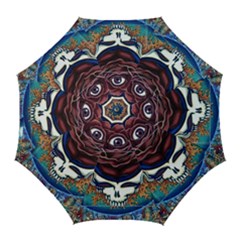 Grateful-dead-ahead-of-their-time Golf Umbrellas by Sapixe