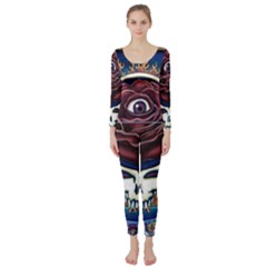 Grateful-dead-ahead-of-their-time Long Sleeve Catsuit by Sapixe